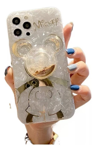 Funda Blanda Con Suela Y Carcasa De Mickey Minnie Para Iphon