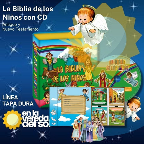 Libro Infantil La Biblia De Los Niños Con Cd Ruy Díaz