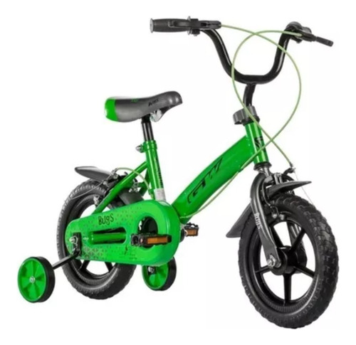 Bicicleta Gw Bugs Con Auxiliares Rin 12 Niños (gp)