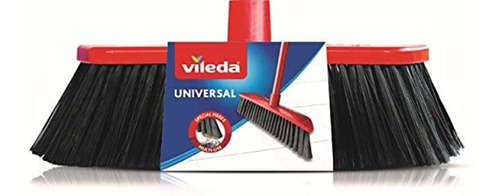 Vileda - Cepillo Universal De Repuesto, Color Rojo Y Negro