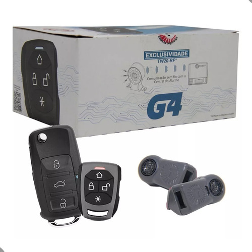 Alarme Taramps Tw20ch G4 Com Bloqueador Automotivo Veicular