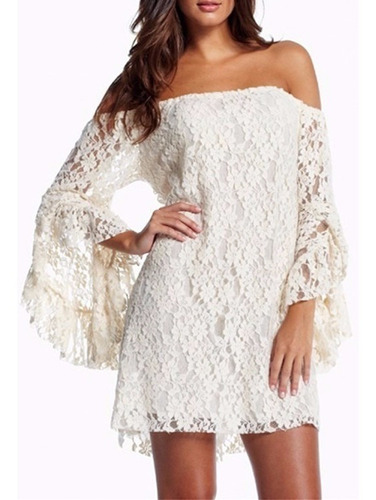 Vestido De Encaje Forrado Todos Los Talles Enterito Jean