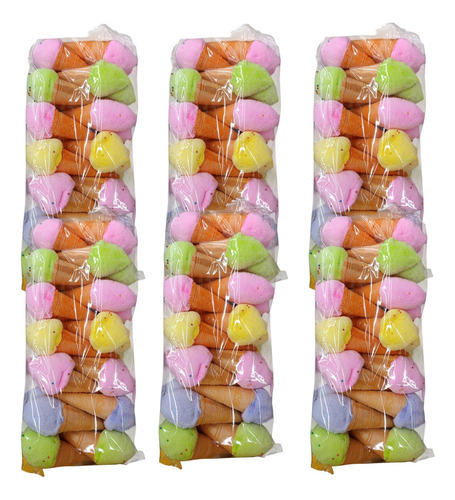 Barquillo Con Bombón 40pz Forma Helado Piña Limón Frambuesa