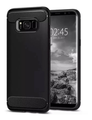 Funda Tpu Fibra Carbono Rugged Para Samsung S7 S7 Edge 