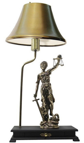 Imagen 5 de 5 de Tarjetero De La Justicia C/reloj Baño Bronce - Base Madera