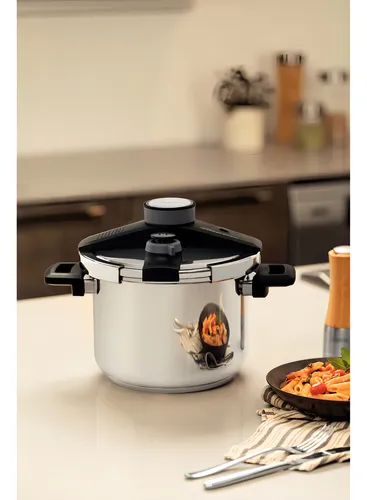 Olla A Presión Tramontina Presto Con Triple Fondo, 6 L Inox
