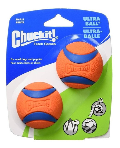 Brinquedo Chuckit Para Cães Bola Ultra Ball Pequeno
