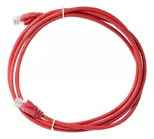 Cable De Red Patch Cord Dixon Cat.5e Lszh 1mt Rojo