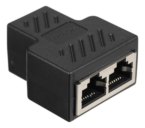 Rj45 Adaptador Divisor Conector 1 Para 2 Portas Femininas Pa