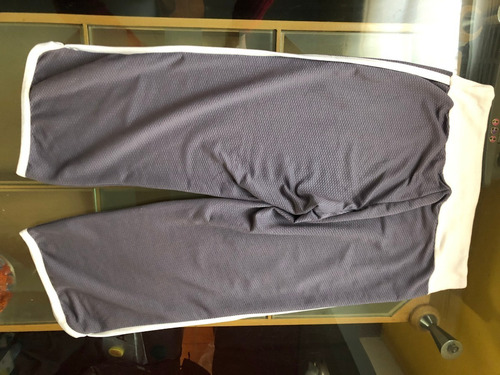 Bermuda Mujer Shade Gris Y Blanco Talle L Sport