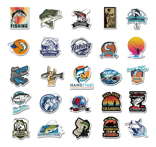 Go Fishing 10/30/50, Peças De Computador, Adesivos Para Pesc