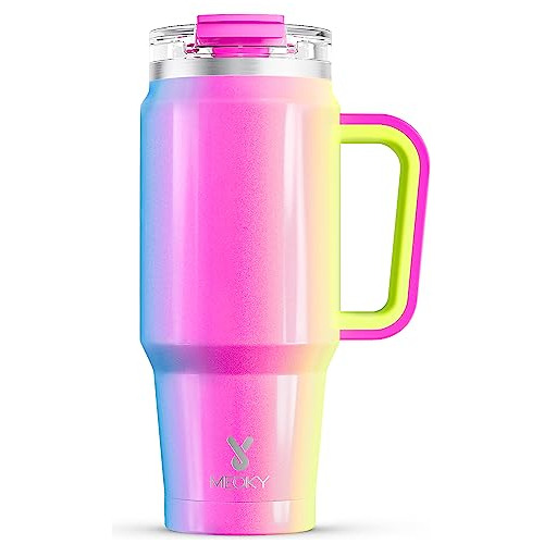 Meoky 32 Oz Tumbler Con Mango, Tumbler Aislado Con Xb2fa