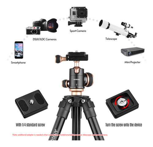 Trípode Mini Sony Nikon Con Proyector Y Trípode Digital