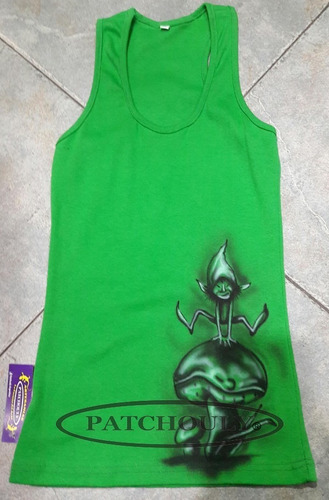 Musculosa Pintada A Mano Duendes Y Hadas Aerografo T. 1,2 