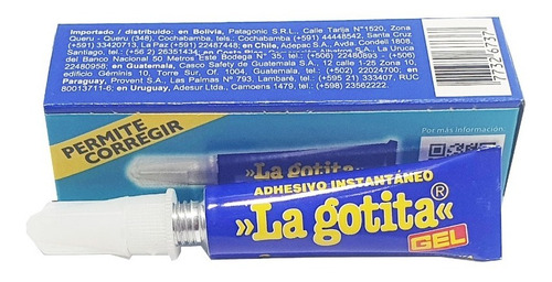 Adhesivo Instantáneo La Gotita Gel 3g