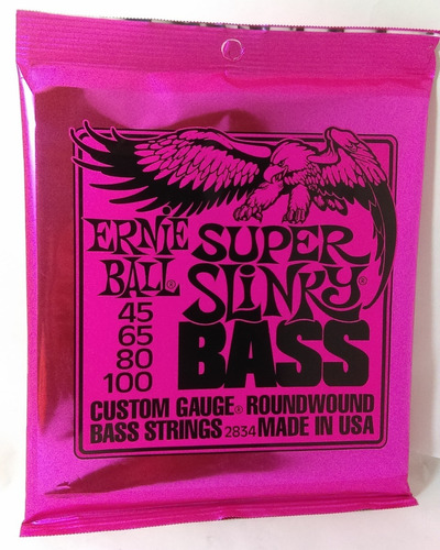 Ernie Ball Slinky Bass 4 Cuerdas Bajo Eléctrico String