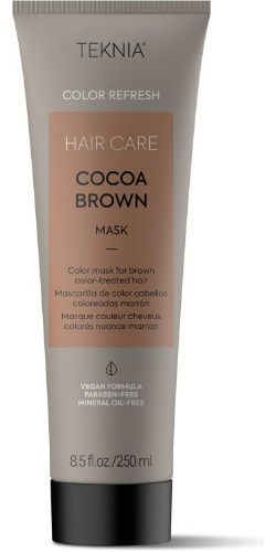 Mascarilla Lakmé Color Refresh Cocoa Brown Teknia X250ml