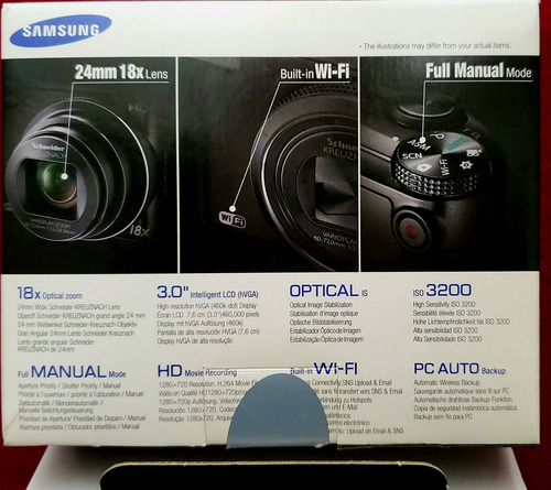 Cámara Digital Samsung Wb150f Wifi Impecable Negro (Usado)