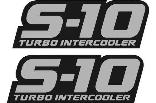 Calco Chevrolet S10 Turbo Intercooler  X2 Unidades