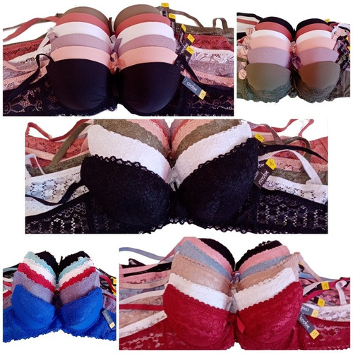 Paquete De 15 Brasieres Marca Coobie 34b, 38b, 40b, 38c, 40c