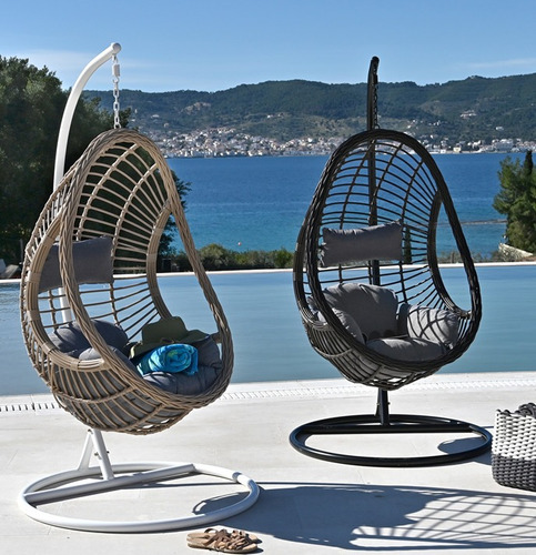 Silla Colgante Individual P/ Interior O Exterior 90x120x70cm
