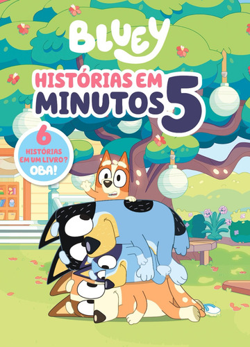 Livro Bluey Histórias Em 5 Minutos Com Capa Dura Almofadada Em Português, 2025 Por Editora On Line