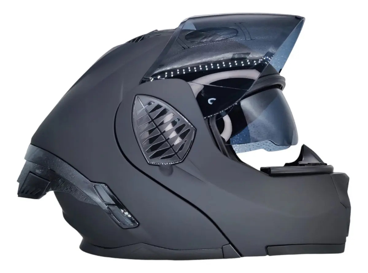 Casco para Moto XBULL Sportek Pegasus 5041540V Color Negro Mate Talle L