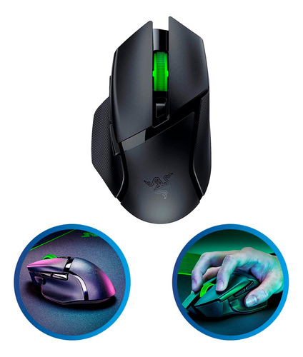 Razer Basilisk V3 X Mouse Ergonómico Wireless 18k Sensor Rgb