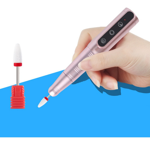 Imagen 4 de 8 de 1 Pluma Taladro De Uñas Profesional Recargable Herramienta D