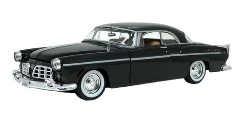 Chrysler C300 1955 Escala 1:24 Motor Max Negro