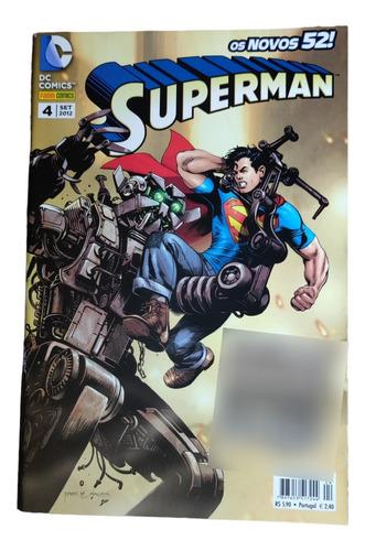 Hq Superman N°4 2012 Os Novos 52 (Usado)