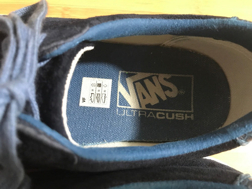 Tênis Vans New Nib Court Midnight Navy Blue Azul Suede Couro