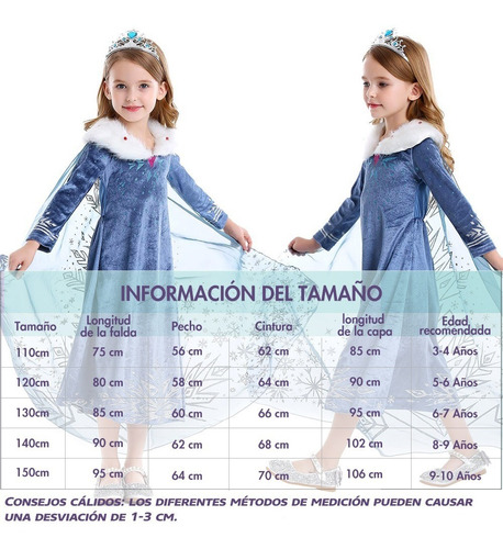 Disfraz Niña Vestido Elsa Frozen Princesa Para Niña | Meses sin intereses Disfraz Niña Vestido Elsa Frozen Princesa Para Niña | Meses sin intereses
