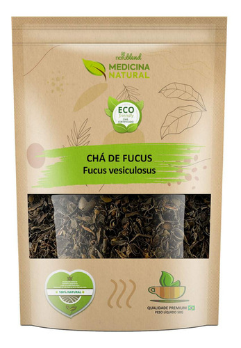 Chá De Fucus - Fucus Vesiculosus - Alga Liofilizada - 50g