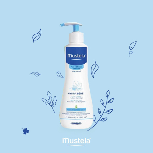 Imagen 4 de 4 de Mustela Hydra Bebé Crema Corporal 300 Ml