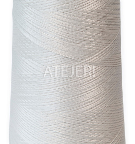 Imagen 3 de 5 de Cono Hilo Poliéster Texturizado Vahe 130 Gs Overlock Blanco