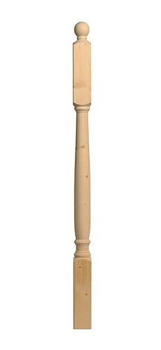 Columna Balaustres De Pino Clear  66mm X 66mm X 115cm