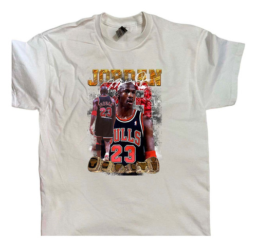 Playera Basket Michael Jordan Grafico Vintage