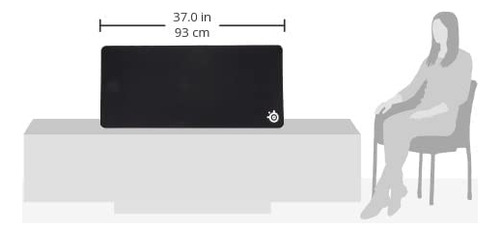Alfombrilla De Ratón Steelseries Qck Xxl De Tela Gruesa Para