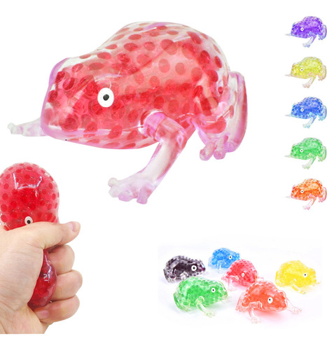 Kit 2 Sapinho Verde Squishy Relaxante Sapo Anti Stress Mimos