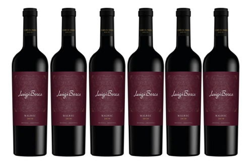 Vino Luigi Bosca Malbec, Caja X 6 Botellas