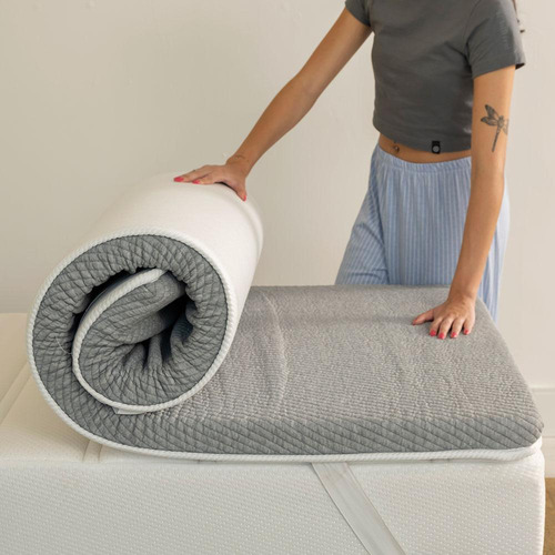 Pillow Top Viúva Guldi Dream D50 Alça Branco E Cinza