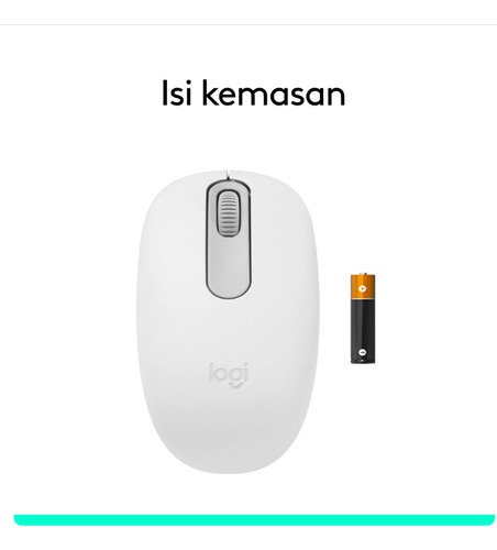 Mouse Compacto Receptor Usb Logitech Bluetooth M196 Blanco