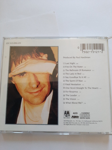 Chris De Burg - Into The Light - Cd -made In Usa - Prim. Ed