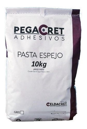 Pasta Espejo Color Blanco (10 Kgs) Celdacret