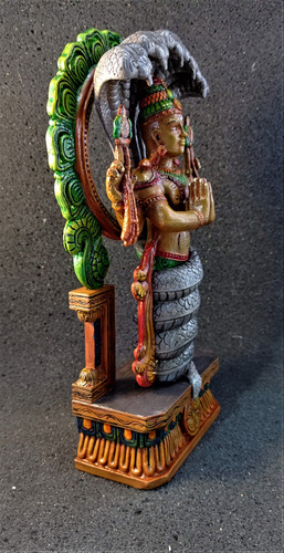 Estatua Salvia Patanjali Impresión 3d Pro Caqui