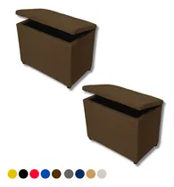 Comprar Kit 2 Baús Retangular Sapateira Porta Objeto Decorativo Casa