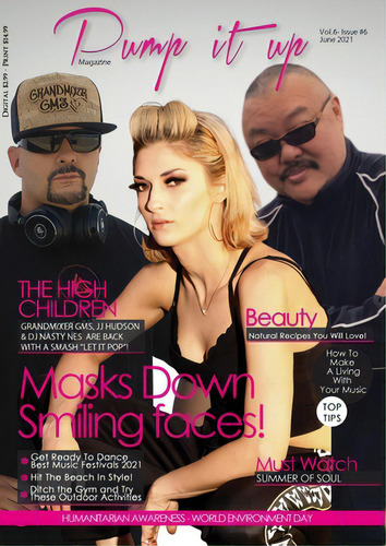 Pump It Up Magazine - The High Children - Grandmixer Gms, Jj Hudson And Dj Nasty Ness, De Boudjaoui, Anissa. Editorial Lightning Source Inc, Tapa Blanda En Inglés