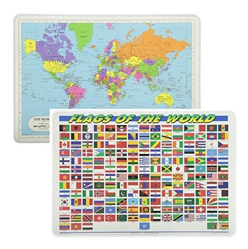 Indolora Aprendizaje Educativo Mapa Del Mundo Individuales Y