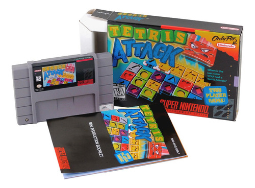 Tetris Attack Super Nintendo Snes Completo